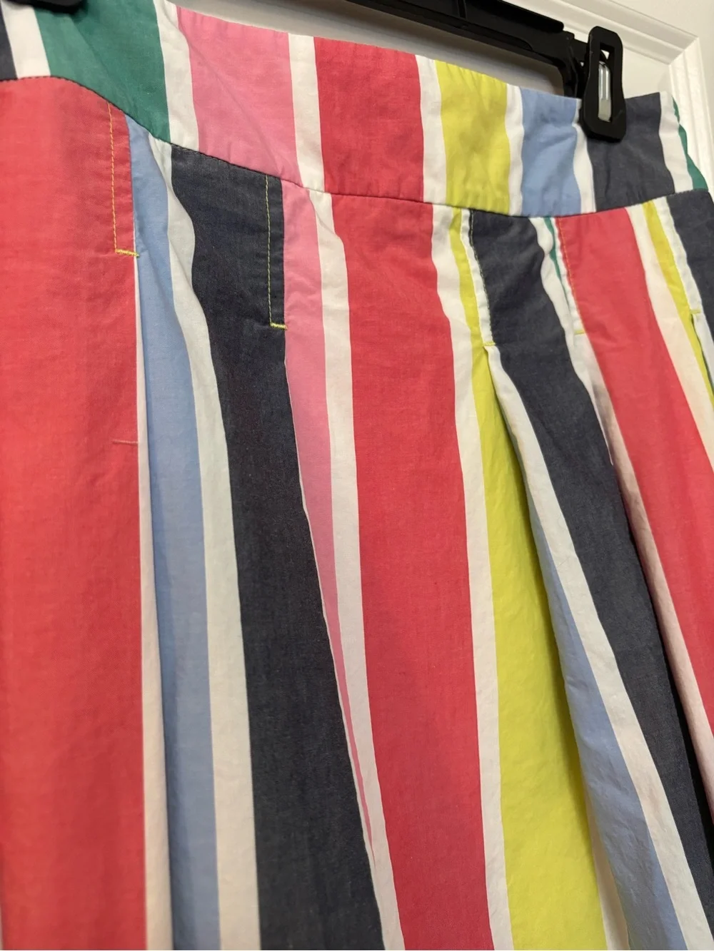 Boden Multicolor Soft Pleated 100% Cotton Skirt, Size 10